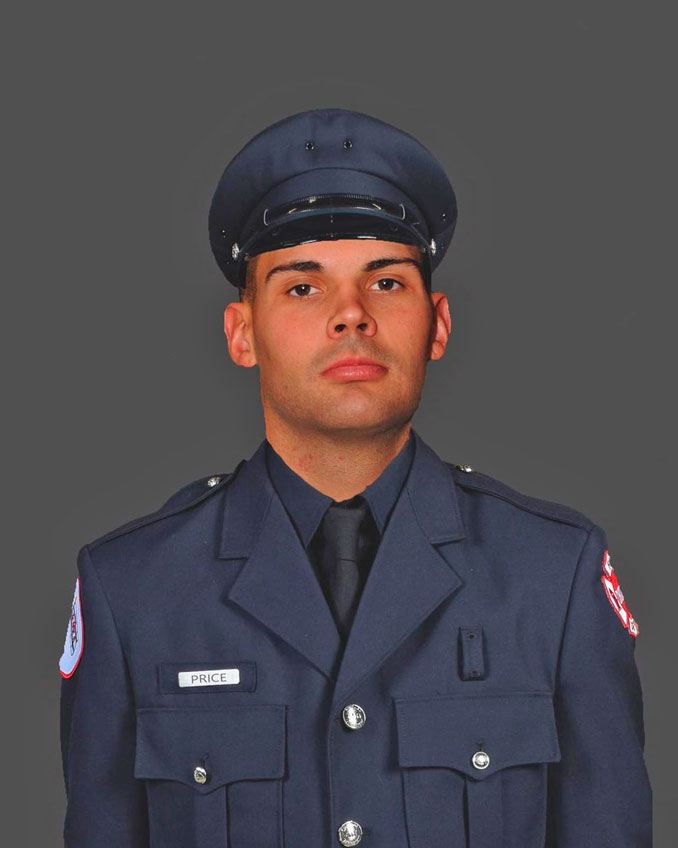 Andrew Price, Chicago Fire Department Firefighter/EMT. (SOURCE: Chicago Fire Department)