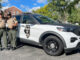 Illinois State Police commemorative squad car inspired by the squad cars used in the early 1950s and visiting with troopers in Arlington Heights on September 29, 2022