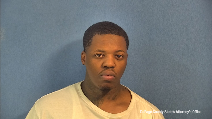 Isaiah Dukes, charged with Possession of a Loaded Machine Gun and other charges (DuPage County State's Attorney's Office)