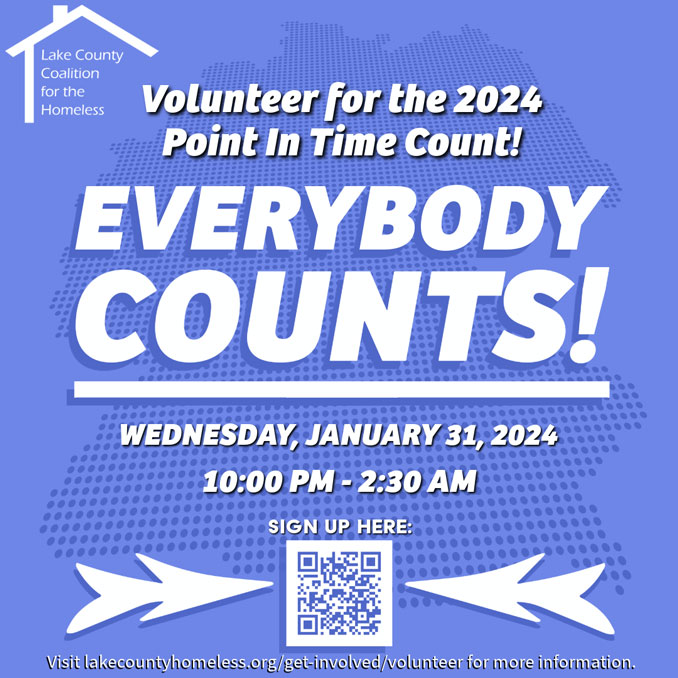 Point in Time Homeless Study in Lake County January 2024 (SOURCE: Lake County Coalition for the Homeless)