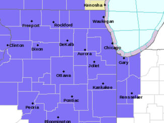 Winter Weather Advisory overnight Saturday until noon Sunday, December 31, 2023 (NWS Chicago).