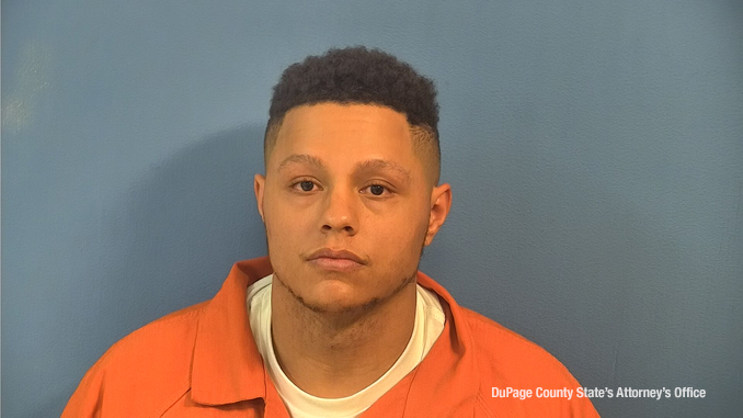 Kendall Yarborough, charged with two counts of First Degree Murder after shooting death of half-brother on Christmas day in unincorporated Naperville (DuPage County States's Attorney's Office)