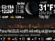 Waning Crescent Moon Friday night January 05, 2024.