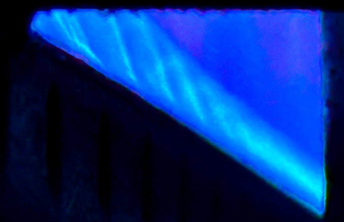 Natural gas flame in a home furnace (CARDINAL NEWS)
