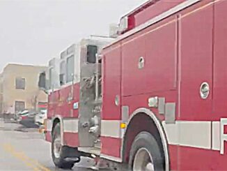 Several fire engines responded to a evacuated the NCH Medical Group building for a gas odor investigation at 1051 West Rand Road in Arlington Heights Friday morning, January 26, 2024. Mount Prospect and Palatine firefighters were assigned to assist Arlington Heights firefighters at the scene.