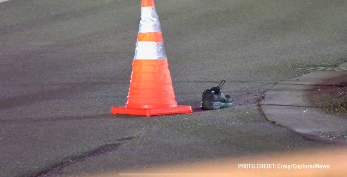 Scene where a pedestrian was hit and killed by an SUV near Belvidere Road and Staben Avenue in Park City on Friday night, January 5, 2024.