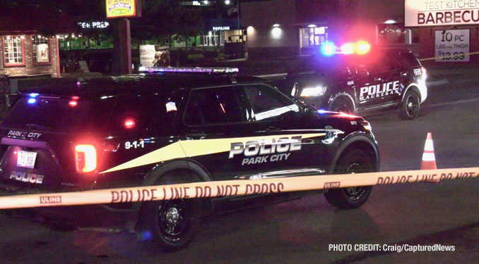 Scene where a pedestrian was hit and killed by an SUV near Belvidere Road and Staben Avenue in Park City on Friday night, January 5, 2024.