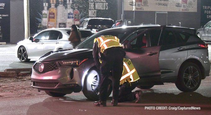 Scene where a pedestrian was hit and killed by an SUV near Belvidere Road and Staben Avenue in Park City on Friday night, January 5, 2024.