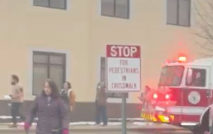 People evacuated the NCH Medical Group building during a gas odor investigation at 1051 West Rand Road in Arlington Heights Friday morning, January 26, 2024