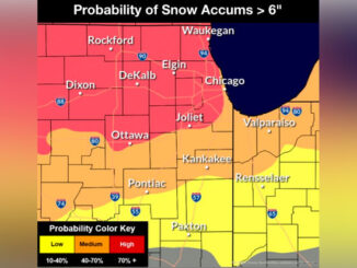 Winter Storm Watch outlook January 12-13, 2024 (SOURCE: NWS Chicago)