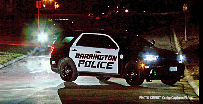 Barrington police officers responded to help a victim of a stabbing in the block of 200 Walton Street just north of the Northwest Highway curve that is south of Main Street/County Line Road in Barringto (Craig/CapturedNews)