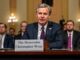 FBI Director Christopher Wray testifies before the House Select Committee on the Strategic Competition Between the United States and the Chinese Communist Party in Washington, D.C., on January 31, 2024 (SOURCE: FBI)