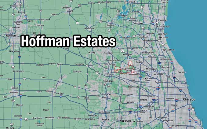 Hoffman Estates (SOURCE: Map data ©2024 Google)