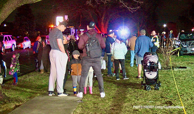 Twenty-one families were displaced after high winds caused a partial roof and wall collapse at an apartment building on Washington Boulevard in Mundelein February 27, 2024 (Craig/CapturedNews)