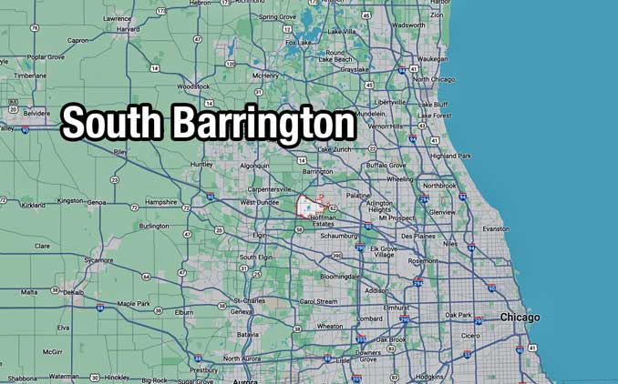 South Barrington (SOURCE: Map data ©2024 Google)