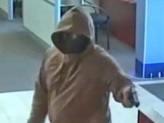 Armed bank robber at USBank on Meacham Road in Schaumburg about 1:23 p.m. Wednesday, March 6, 2024 (SOURCE: FBI)