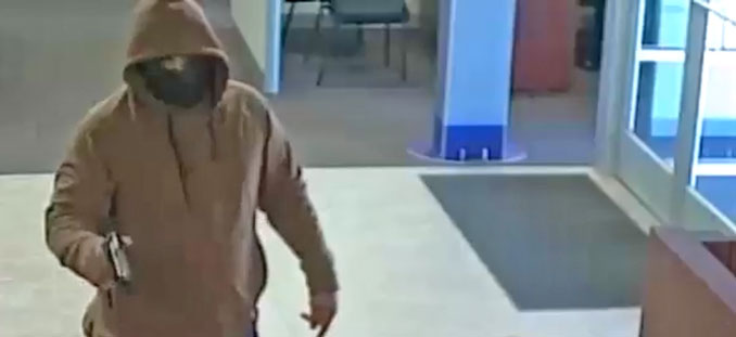 Armed bank robber at US Bank on Meacham Road in Schaumburg about 1:23 p.m. Wednesday, March 6, 2024 (SOURCE: FBI)