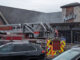 Fire at buffet table at Austin's Saloon & Eatery on Peterson Road in Libertyville on Easter Sunday, March 31, 2024 (PHOTO CREDIT: John Coyne)