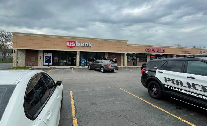 Bank Robbery US Bank on Meacham Road near Schaumburg Road in Schaumburg on Thursday, April 18, 2024