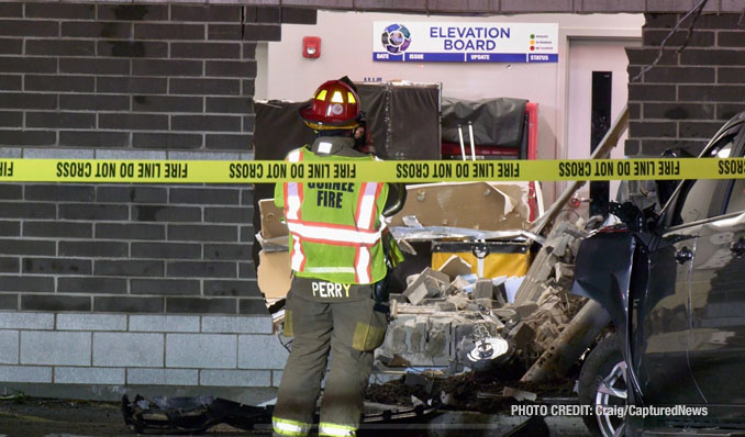 Crash and gas leak causes evacuation at Panera Bread in Gurnee on Sunday, April 7, 2024k (CraIg/Captured News)