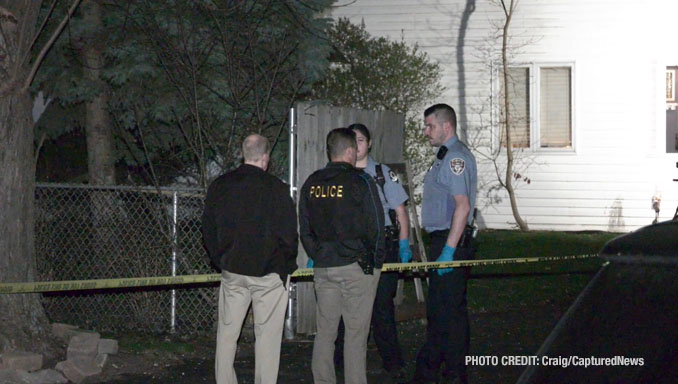 Crime scene on 12th Street in Wheeling, Illinois Thursday, April 12, 2024 (Craig/CapturedNews)