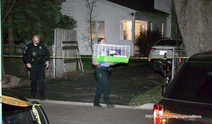 Crime scene on 12th Street in Wheeling, Illinois Thursday, April 12, 2024 (Craig/CapturedNews)