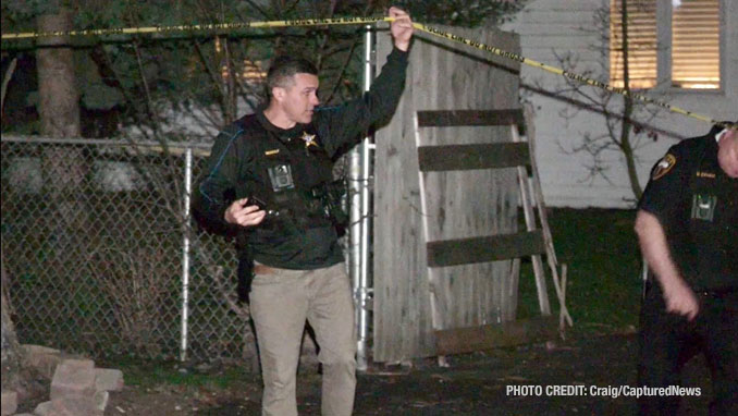 Crime scene on 12th Street in Wheeling, Illinois Thursday, April 12, 2024 (Craig/CapturedNews)