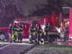 MABAS Division 1 Mobile Ventilation Unit (MVU-1) parked at the front entrance of Dryden School while ventilating the building on Sunday night, March 31, 2024 (CARDINAL NEWS)