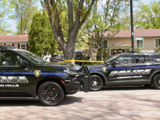 Investigators on Cherry Valley Road in Vernon Hills at the scene of an apparent murder/suicide in a home on Wednesday morning, May 1, 2024 (Craig/CapturedNews)