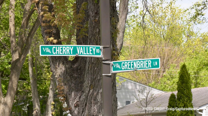 Investigators on Cherry Valley Road in Vernon Hills at the scene of an apparent murder/suicide in a home on Wednesday morning, May 1, 2024 (Craig/CapturedNews)