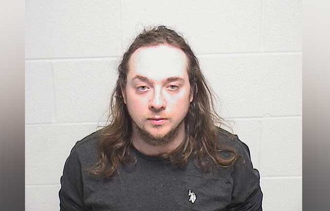 Jared R. Honegger with five counts Possession of Pornography in Lake Zurich, Illinois (Lake County Sheriff's Office)