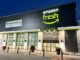 Amazon Fresh illuminated just after sign was installed on Tuesday, July 16, 2024 (CARDINAL NEWS)