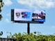 A Chicago Bears Monsters of the Midway billboard towers over Route 53 on the Chicago Bears Football Club property just east of the Route 53 expressway (CARDINAL NEWS)