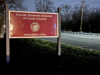 Deer Grove Forest Preserves across the street from the shooting death in the block of 1700 North Hicks Road in Palatine (CARDINAL NEWS)