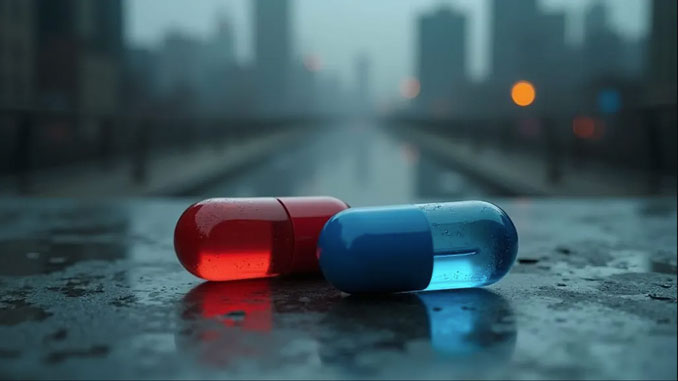 The Red Pill equals freedom; The Blue Pill equals enslavement (CARDINAL NEWS)