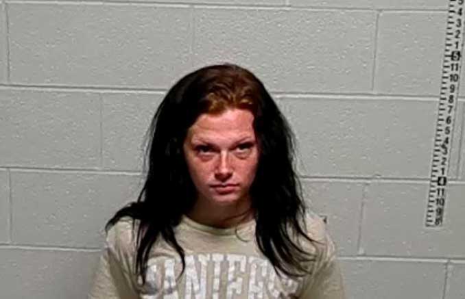 Brianna Koch, charged with Possession of Methamphetamine and Possession of Cocaine (Lake County Sheriff's Office)