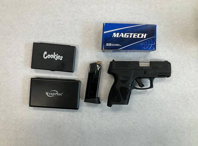 Firearm and ammunition located inside the residence where Delwin L. Hodge was arrested (SOURCE: Lake County Sheriff's Office)