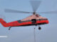 Sikorsky S-58JT helicopter Evergreen Avenue and Campbell Street in downtown Arlington Heights (CARDINAL NEWS)