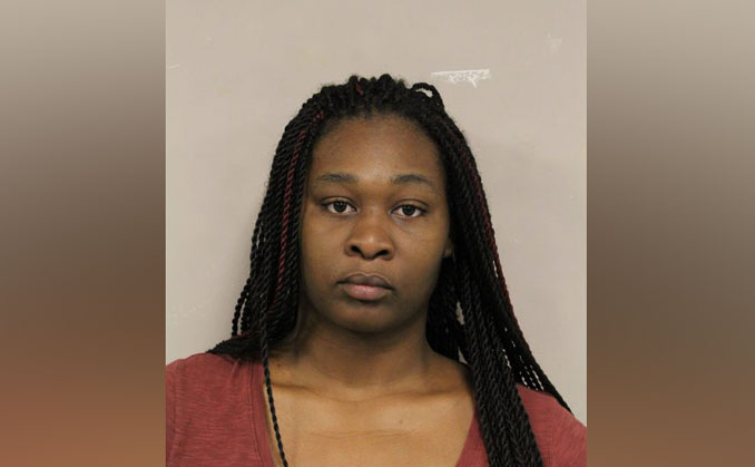 Tianna Davis, charged with misdemeanor domestic battery (SOURCE: Palatine Police Department)