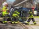 Rollover crash with light pole involved on Windsor Drive Arlington Heights, Friday, December 19, 2025 (CARDINAL NEWS)