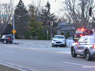 Fatal crash at Lake Cook Road and Quentin Road Tuesday, January 13, 2026 (PHOTO CREDIT: Craig/CapturedNews)