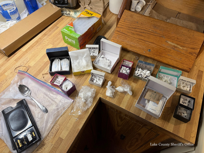 Drugs and equipment recovered after home invasion in Beach Park, January 8-9, 2026 (SOURCE: Lake County Sheriff's Office)