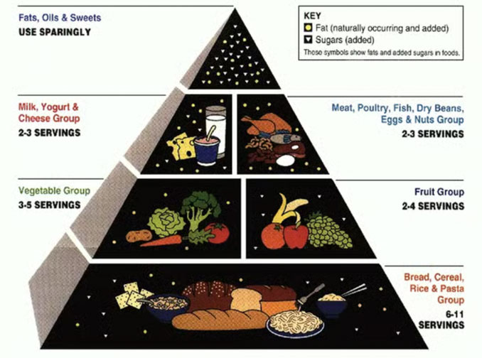 Food Pyramid 1992 (SOURCE: USDA)