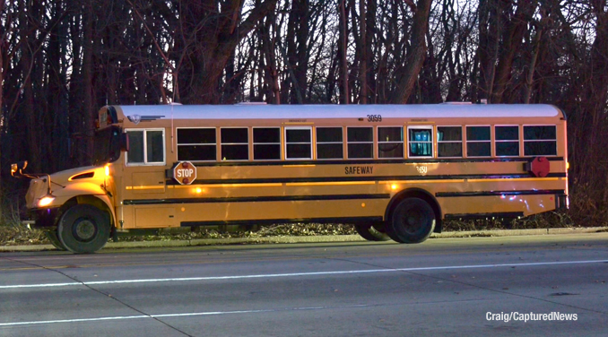 Fatal crash at Lake Cook Road and Quentin Road Tuesday, January 13, 2026 (PHOTO CREDIT: Craig/CapturedNews)