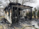 Destroyed detached garage after a fire that was stopped by Mount Prospect firefighters, who stopped the fire from igniting the nearby house on fire on William Street on Saturday, February 14, 2026 (SOURCE: Mount Prospect Fire Department)