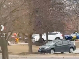 Crash with injuries near 680 East Algonquin Road in Schaumburg Tuesday evening, February 24, 2026 (The Citizen App)