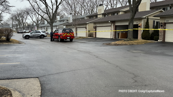 Lake County Sheriff's Office on scene of a single engine aircraft crash on Swallow Street in unincorporated Deerfield the morning after the crash (PHOTO CREDIT: Craig/CapturedNews)