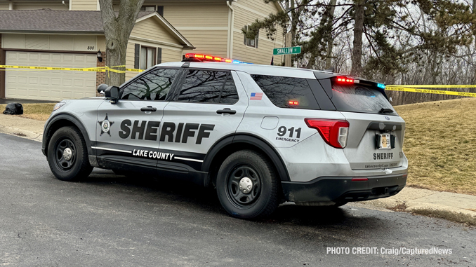 Lake County Sheriff's Office on scene of a single engine aircraft crash on Swallow Street in unincorporated Deerfield the morning after the crash (PHOTO CREDIT: Craig/CapturedNews)