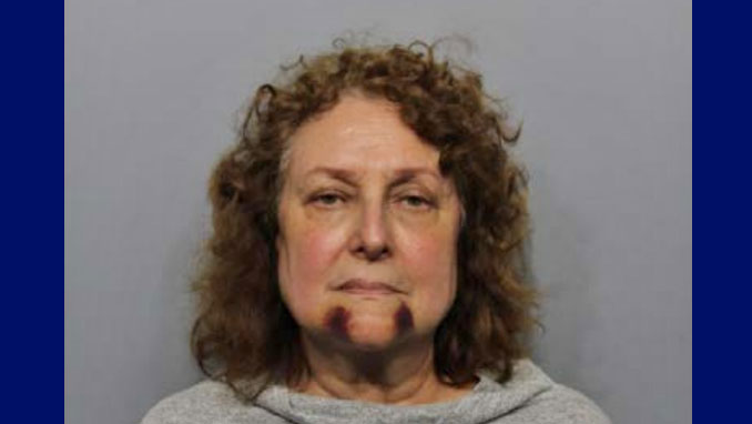Moisette McNerney, charged with Criminal Damage to Property and Criminal Defacement (SOURCE: Arlington Heights Police Department)