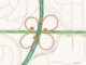 Waze Map Palatine Road and Route 53 interchange for Spring and Summer 2026 (SOURCE: Waze)